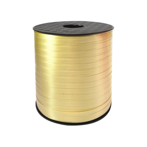 FSSTUD Ballonband, Party-Ballonschnur, Geschenkpapier, Ringelband, Weihnachten, gelocktes Band, dekoratives Band für Neujahr, goldfarben, 500 Meter FSSTUD Ballonband, Party-Ballonschnur, Geschenkpapier, Ringelband, Weihnachten, gelocktes Band, dekoratives Band für Neujahr, goldfarben, 500 Meter von FSSTUD