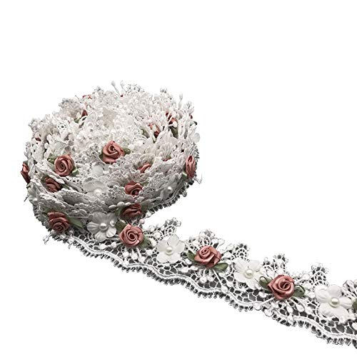 FSSTUD Blume Spitzenband Dekoband Zierband Spitzenborte Häkelspitze für Nähen Handwerk FSSTUD Blume Spitzenband Dekoband Zierband Spitzenborte Häkelspitze für Nähen Handwerk von FSSTUD