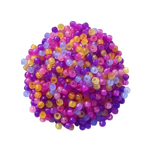 FSSTUD Farbwechsel-Perlen, kleine Sonnenperlen, Kunststoff, UV-Perlen, Freundschaftsarmband, Pony-Perlen, Haarflechtperlen, lose süße Perlen für Mädchen, 6 x 8 mm, 1000 Stück FSSTUD Farbwechsel-Perlen, kleine Sonnenperlen, Kunststoff, UV-Perlen, Freundschaftsarmband, Pony-Perlen, Haarflechtperlen, lose süße Perlen für Mädchen, 6 x 8 mm, 1000 Stück von FSSTUD