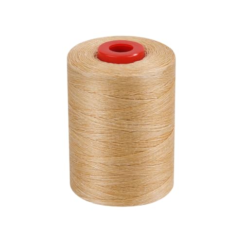 FSSTUD Flacher gewachster Polyesterfaden, 500 m, 0,8 mm, Handnähgarn, Lederwachsfaden, lange Nähschnur, Buchbindung, Strings für Lederprojekte FSSTUD Flacher gewachster Polyesterfaden, 500 m, 0,8 mm, Handnähgarn, Lederwachsfaden, lange Nähschnur, Buchbindung, Strings für Lederprojekte von FSSTUD