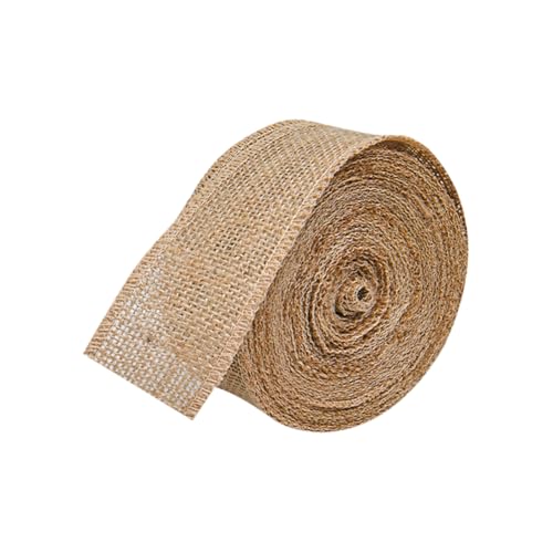 FSSTUD Juteband, 4 cm x 10 m, braunes Juteband, Rolle, Geschenkverpackung, Hanfband, rustikales Hochzeitsband, Geschenke, Verpackung, Schleifenband, Floristen-Dekoband FSSTUD Juteband, 4 cm x 10 m, braunes Juteband, Rolle, Geschenkverpackung, Hanfband, rustikales Hochzeitsband, Geschenke, Verpackung, Schleifenband, Floristen-Dekoband von FSSTUD