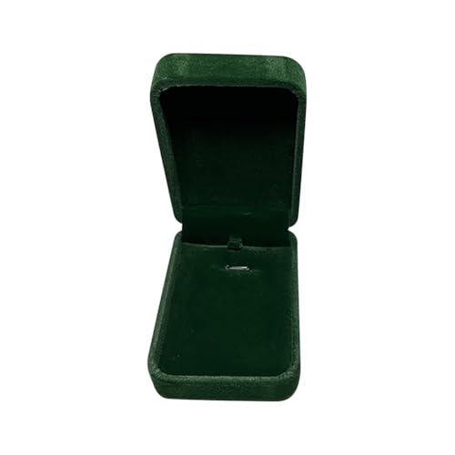 FSSTUD Leere Samt-Halsketten-Box, tragbare Halsketten-Vitrine, elegante Anhänger-Geschenk-Box, Hochzeits-Schmuck-Aufbewahrungsbox, Organizer für Antrag, Verlobung, Grün FSSTUD Leere Samt-Halsketten-Box, tragbare Halsketten-Vitrine, elegante Anhänger-Geschenk-Box, Hochzeits-Schmuck-Aufbewahrungsbox, Organizer für Antrag, Verlobung, Grün von FSSTUD