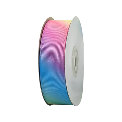 FSSTUD Ripsbänder in Regenbogenfarben, 22 m, 2,5 cm breit, Geschenkband, Bastelband, Kranz, lange Packung, Partydekor, doppelseitig, Dekobänder für Dekoration FSSTUD Ripsbänder in Regenbogenfarben, 22 m, 2,5 cm breit, Geschenkband, Bastelband, Kranz, lange Packung, Partydekor, doppelseitig, Dekobänder für Dekoration von FSSTUD