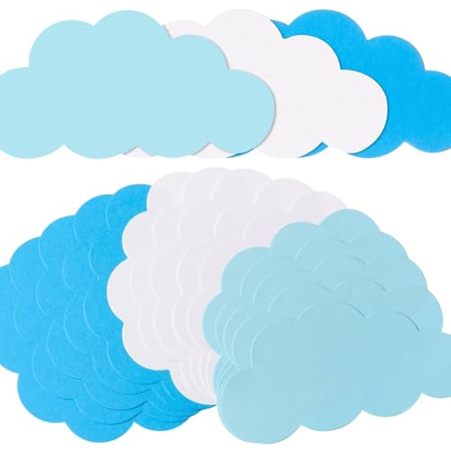 FSSTUD Weiße blaue Papier-Wolken-Ausschnitte, niedliche Pinnwand-Ausschnitte, Schulanfang, Pappausschnitte, Klassenzimmer, dekorative Stanzformen, Kinderzimmer, Wanddekorationen für den Kindergarten FSSTUD Weiße blaue Papier-Wolken-Ausschnitte, niedliche Pinnwand-Ausschnitte, Schulanfang, Pappausschnitte, Klassenzimmer, dekorative Stanzformen, Kinderzimmer, Wanddekorationen für den Kindergarten von FSSTUD