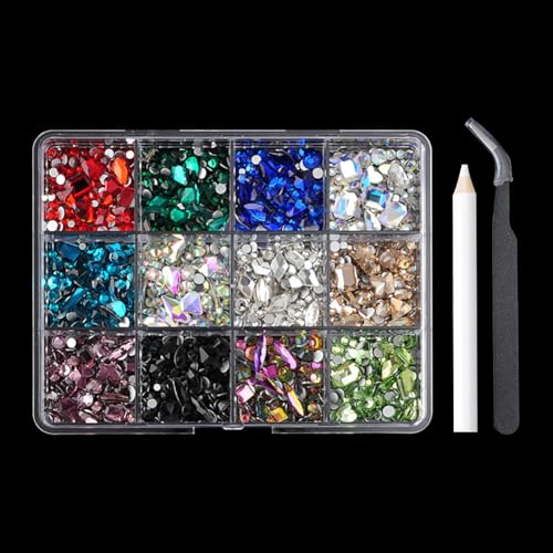 Gemischte Form, flache Rückseite, Strasssteine, Glas, Nagelkunst, Diamanten, verschiedene Formen, Kristall, Nagelanhänger, DIY, Fingernagel-Design, Edelsteine, Gesicht, Make-up, Edelsteine Gemischte Form, flache Rückseite, Strasssteine, Glas, Nagelkunst, Diamanten, verschiedene Formen, Kristall, Nagelanhänger, DIY, Fingernagel-Design, Edelsteine, Gesicht, Make-up, Edelsteine von FSSTUD