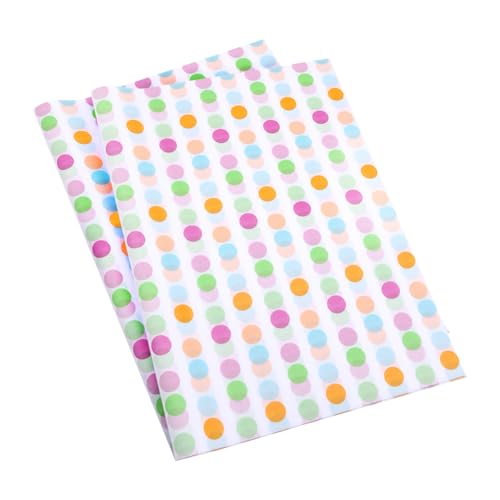Geschenkpapier in Regenbogenfarben, gepunktet, Geschenkpapierrolle, Seidenpapier, Blumenpapier, dekoratives Packpapier, buntes Bastelpapier, Rolle, 40 Bögen Geschenkpapier in Regenbogenfarben, gepunktet, Geschenkpapierrolle, Seidenpapier, Blumenpapier, dekoratives Packpapier, buntes Bastelpapier, Rolle, 40 Bögen von FSSTUD