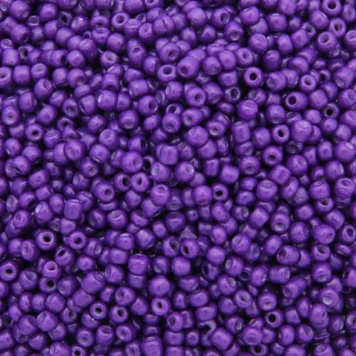 Glasperlen, 4 mm, Mini-Perlen, kleine Abstandshalter, feine Schmuckherstellung, kleine Perlen, Freundschaftsarmband, lose Bastelperlen, Violett, 3000 Stück Glasperlen, 4 mm, Mini-Perlen, kleine Abstandshalter, feine Schmuckherstellung, kleine Perlen, Freundschaftsarmband, lose Bastelperlen, Violett, 3000 Stück von FSSTUD