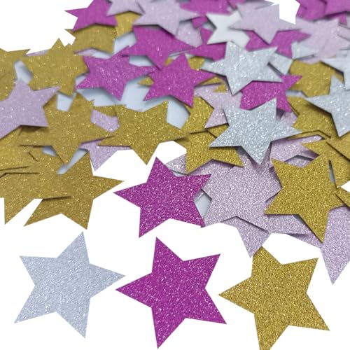 Glitzerstern-Konfetti, glitzernd, glitzernd, für Hochzeit, Tisch, Pailletten, glänzend, Brautparty, Konfetti, glitzernd, Geburtstagsparty, Streusel, Festival, dekorative Konfettis für Tisch, Lila Glitzerstern-Konfetti, glitzernd, glitzernd, für Hochzeit, Tisch, Pailletten, glänzend, Brautparty, Konfetti, glitzernd, Geburtstagsparty, Streusel, Festival, dekorative Konfettis für Tisch, Lila von FSSTUD