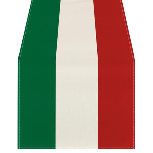 Italienischer Party-Tischläufer, rot, weiß und grün, Tischläufer, italienische Tischdecke, ausgefallene Küche, Esstisch, Dekoration für Familientreffen Italienischer Party-Tischläufer, rot, weiß und grün, Tischläufer, italienische Tischdecke, ausgefallene Küche, Esstisch, Dekoration für Familientreffen von FSSTUD