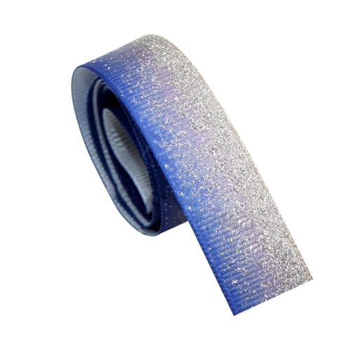 Ripsband aus Polyester, glitzernd, glitzernd, 16 mm, 9,1 m, Blau Ripsband aus Polyester, glitzernd, glitzernd, 16 mm, 9,1 m, Blau von FSSTUD