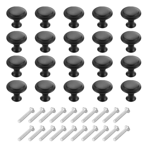 Schrankknäufe in Pilzform, rund, Metall, Schubladengriffe, moderne Schrankknäufe, Einloch, Möbelgriffe, Kleiderschrank, Tür, Zuggriffe mit Schrauben, 20 Stück Schrankknäufe in Pilzform, rund, Metall, Schubladengriffe, moderne Schrankknäufe, Einloch, Möbelgriffe, Kleiderschrank, Tür, Zuggriffe mit Schrauben, 20 Stück von FSSTUD