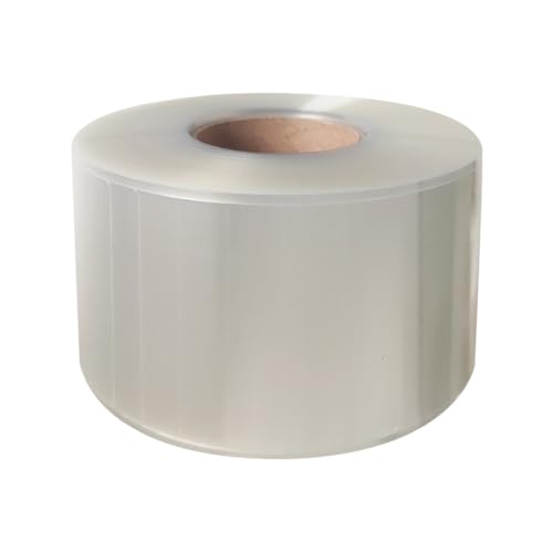 Transparente wasserdichte Barcode-Etiketten, transparent, rechteckig, wasserdicht, für Umschläge, Etiketten, Etiketten zum Schutz von Barcodes, 30 x 80 mm, 500 Stück von FSSTUD