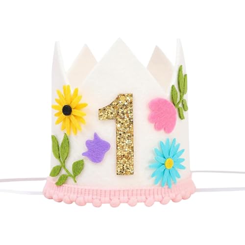Wildflower 1. Geburtstag Krone Niedliche Blume Erster Geburtstag Hut Frühlingskrone Stirnband Kuchen Smash Foto Requisiten für Veranstaltungen Wildflower 1. Geburtstag Krone Niedliche Blume Erster Geburtstag Hut Frühlingskrone Stirnband Kuchen Smash Foto Requisiten für Veranstaltungen von FSSTUD