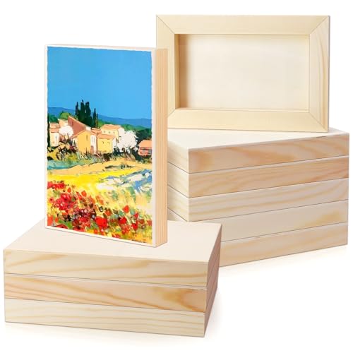 FSWCCK 10 Stück 10,2 x 15,2 cm Holztafeln, unlackierte Holz-Leinwand, Holz zum Basteln, Malen, Leinwand, DIY-Kunstprojekte, Ausgießen, Kunstgebrauch mit Ölen, Acrylfarben FSWCCK 10 Stück 10,2 x 15,2 cm Holztafeln, unlackierte Holz-Leinwand, Holz zum Basteln, Malen, Leinwand, DIY-Kunstprojekte, Ausgießen, Kunstgebrauch mit Ölen, Acrylfarben von FSWCCK