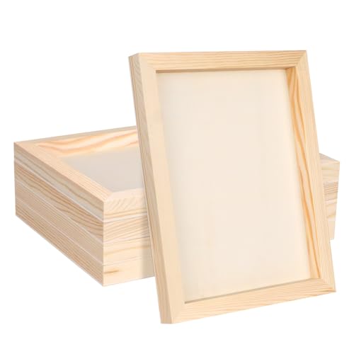 FSWCCK 5 Stück 20,3 x 25,4 cm Holztafeln, unlackierte Holz-Leinwand, Holz zum Basteln, Malen, Leinwand, DIY-Kunstprojekte, Gießen, Kunstgebrauch mit Ölen, Acrylfarben FSWCCK 5 Stück 20,3 x 25,4 cm Holztafeln, unlackierte Holz-Leinwand, Holz zum Basteln, Malen, Leinwand, DIY-Kunstprojekte, Gießen, Kunstgebrauch mit Ölen, Acrylfarben von FSWCCK