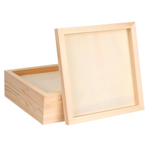 FSWCCK 5 Stück 30,5 x 30,5 cm Holztafeln, unlackierte Holz-Leinwand, Holz zum Basteln, Malen, Leinwand, DIY-Kunstprojekte, Ausgießen, Kunstgebrauch mit Ölen, Acrylfarben FSWCCK 5 Stück 30,5 x 30,5 cm Holztafeln, unlackierte Holz-Leinwand, Holz zum Basteln, Malen, Leinwand, DIY-Kunstprojekte, Ausgießen, Kunstgebrauch mit Ölen, Acrylfarben von FSWCCK