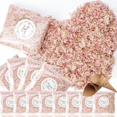 12 Packungen Blütenkonfetti Streublumen Hochzeit Getrocknet Blütenblatt biologisch Abbaubar Konfetti für Hochzeitsparty Feiern e Geburtstag Party DIY 12 Packungen Blütenkonfetti Streublumen Hochzeit Getrocknet Blütenblatt biologisch Abbaubar Konfetti für Hochzeitsparty Feiern e Geburtstag Party DIY von FSWWSF