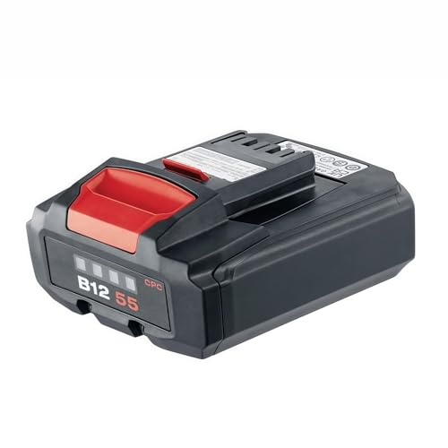 Elektrowerkzeuge, Handbohrmaschinen, Hämmer, Winkelschleifer, 12 V/22 V, Original-Lithium-Akku, 5200 mAh. Kompatibel mit HILTI B12-30, B12-40, B12-55, B22-2.6, B22-4.0, B22-5.2(B12 5500mah) von FTGADRYF