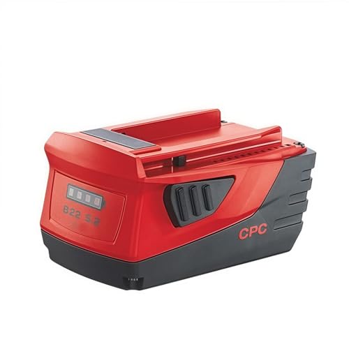Elektrowerkzeuge, Handbohrmaschinen, Hämmer, Winkelschleifer, 12 V/22 V, Original-Lithium-Akku, 5200 mAh. Kompatibel mit HILTI B12-30, B12-40, B12-55, B22-2.6, B22-4.0, B22-5.2(B22 5200mah) von FTGADRYF
