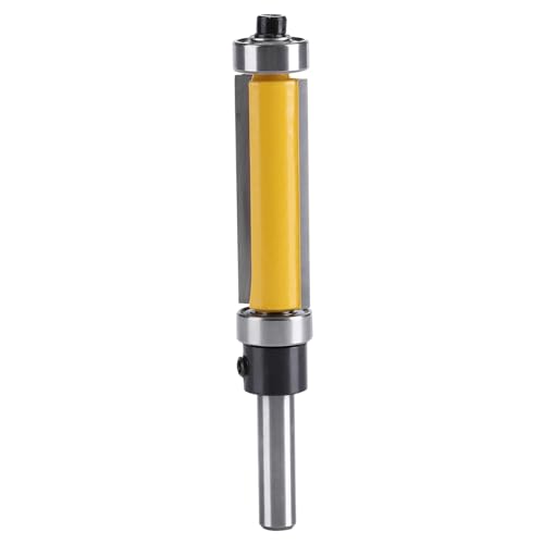 1/4"Flush Trim Fräser mit oberem und unterem Lagerschaft Holzbearbeitungswerkzeug für Zimmerer 1/4"Flush Trim Fräser mit oberem und unterem Lagerschaft Holzbearbeitungswerkzeug für Zimmerer von FTVOGUE