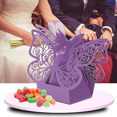100 Stück Hochzeits-Geschenkboxen für Zucker Schokolade Hohl Hochzeit Dekoration für Hochzeit Geburtstag Par von FTVOGUE
