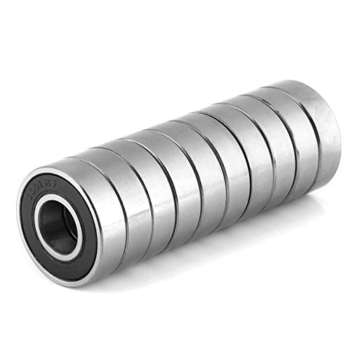 10 Stücke Mehrzweck Kugellager Gummidichtung Rillenkugellager 6001-2RS (12x28x8mm) von FTVOGUE
