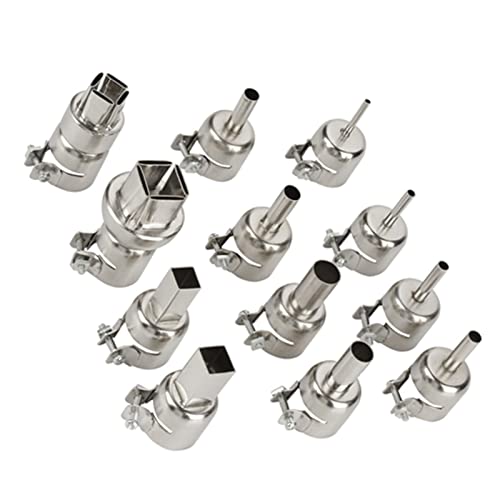 12 stücke Heißluftpistole Düsen Kit für 850 Heißluftpistole Lötstation Repair Tool Zubehör 12 stücke Heißluftpistole Düsen Kit für 850 Heißluftpistole Lötstation Repair Tool Zubehör von FTVOGUE