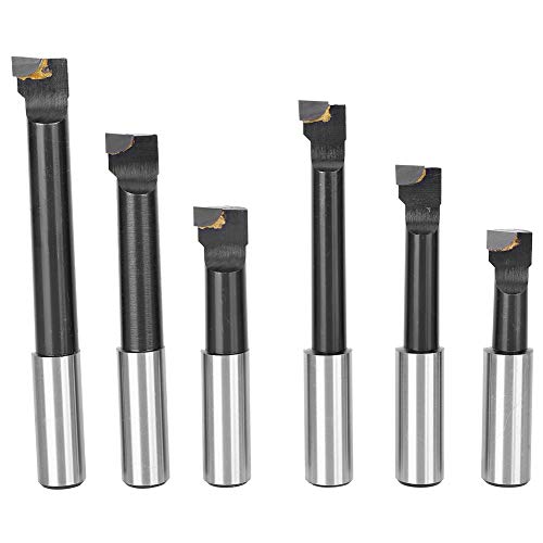 12pcs 3/4in Bowing Stange Set Hochgeschwindigkeits -Stahl -CNC -Drehwerkzeughalter für Metallbearbeitung Bohrungen Drehen von FTVOGUE