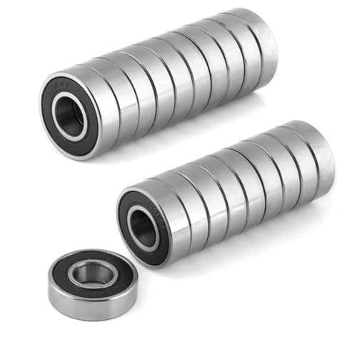 20 Stück 60012RS Langlebige Mehrzweck-Gummibeschichtete Rillenkugellager 12x28x8mm für Verschiedenen Maschinen und Anlagen 20 Stück 60012RS Langlebige Mehrzweck-Gummibeschichtete Rillenkugellager 12x28x8mm für Verschiedenen Maschinen und Anlagen von FTVOGUE