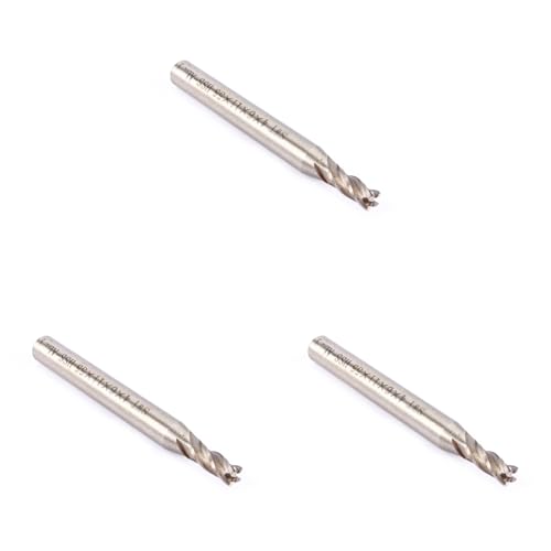 3 Stück HSS-Fräser, 4 Mm, CNC, Gerader Schaft, 4 Nuten, Schaftfräser für Kupfer, Aluminium, Werkzeugstahl, 4/4,5/6/8/10/12 Mm, für den Formenbau mit Wärmebehandlung 3 Stück HSS-Fräser, 4 Mm, CNC, Gerader Schaft, 4 Nuten, Schaftfräser für Kupfer, Aluminium, Werkzeugstahl, 4/4,5/6/8/10/12 Mm, für den Formenbau mit Wärmebehandlung von FTVOGUE