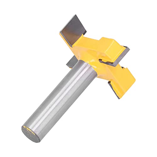 4 Flöte Spitzen -Router -Bit - Holzbearbeitungsschneider für CNC - Anti -Rebound -Design, Glatte PTFE -Beschichtung - Geeignet für Verschiedene Materialien (1/2 "Handle) von FTVOGUE