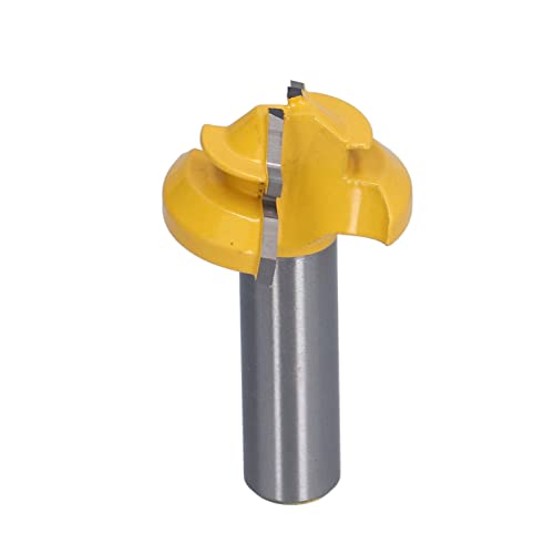 45 ° Holzfräsenschneider 1/2 -Zoll -Schaft Router Bit mit Reibungsloser Rotation für Schrank Tür Schubladen Holzbearbeitungsprojekte (1-3/8 Zoll) von FTVOGUE