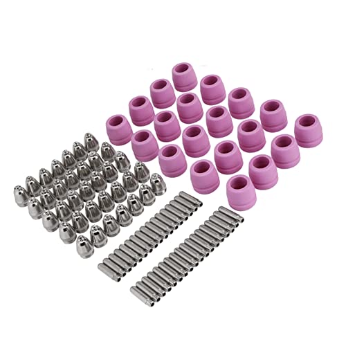 90 PCS AG-60 Plasmaschneidbrenner Elektrodendüsen Verbrauchszubehör Cups Kit von FTVOGUE