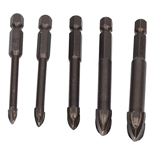 Betonlochöffner Hex Bohrmaschine Bit Carbid -Glasbohrer 5pcs 1/4in Hex Shank Betonlochöffner Hex Bohrmaschine Bit Carbid -Glasbohrer 5pcs 1/4in Hex Shank von FTVOGUE