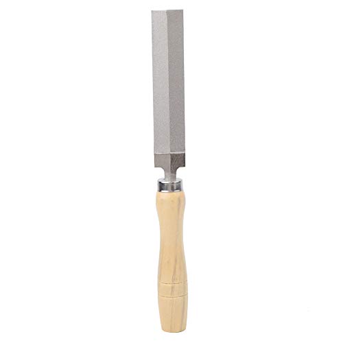 Diamant-Rhombenfeile, Rhombenfeile, Holzgriff, Metallglasschleifen, Holzbearbeitung, Gartenwerkzeug Zur Bearbeitung von Werkzeugen, Feilengriffen (5 Zoll (125 mm)) von FTVOGUE