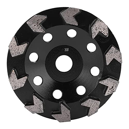 FTVOGUE 10 Zähne Diamant Schleifen Cup150mm 30# Netz-Winkels Chl Eifer für Betonstein Zement von FTVOGUE