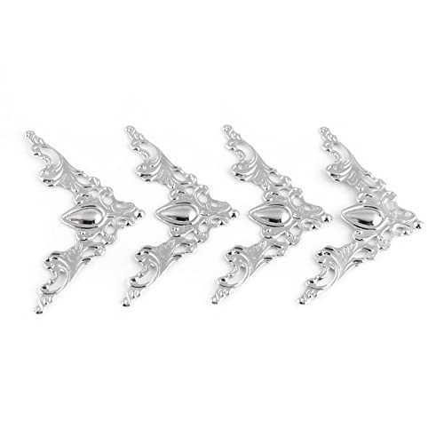 FTVOGUE 20 Teile/los Antike Metall Box Eckenschutz Buch Scrapbooking Alben Menüs Dekorative Abdeckung(White) von FTVOGUE