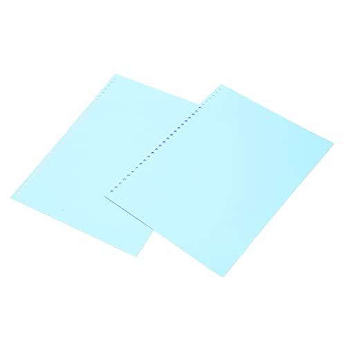 FTVOGUE 20pcs A4 30 Löcher Blechschutz PP Kunststoffabdeckungsbindungspräsentation, Blechschutz, Durchscheinende Abdeckung, Flexibler Papierschutz, Ideal für Notebook und Berichte (hellgrün) von FTVOGUE