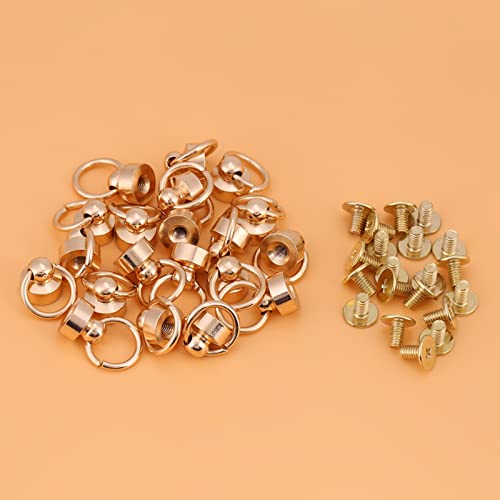 FTVOGUE 20pcs Monk Nieten - Leder Handwerksbüschel. (GOLD) von FTVOGUE