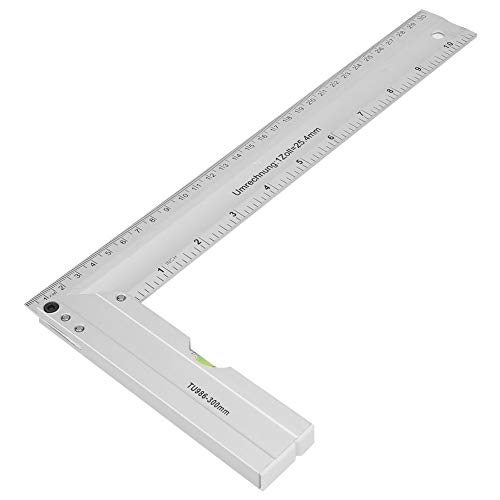 FTVOGUE 300 -mm -Aluminiumlegierung Rechtwinkliger Lineal mit Hoher Härte und Ergonomisches Design von FTVOGUE