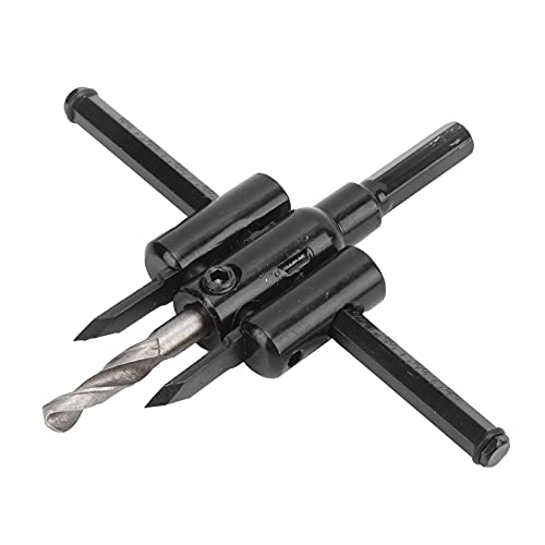FTVOGUE 45 Stahllochöffner mit Skalierungsstange 30 Mm-200 Mm, Starke Torsion, Schnell und Einfach Öffnen von Löchern, Ideal für Holzbearbeitungsbegeisterte von FTVOGUE