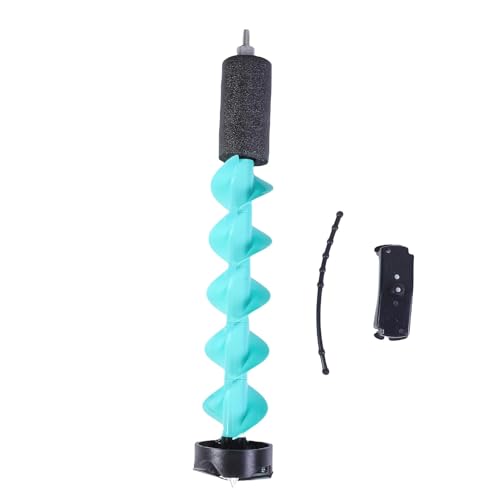 FTVOGUE 5 Zoll Elektro -Eisschneckenbit, Legierungsbohrer für Wintereisschicht, Schwimmendes Nylonwasserbohrer mit Adapter 750 Mm Länge, Geeignet für Tiefes Wasserbohr von FTVOGUE