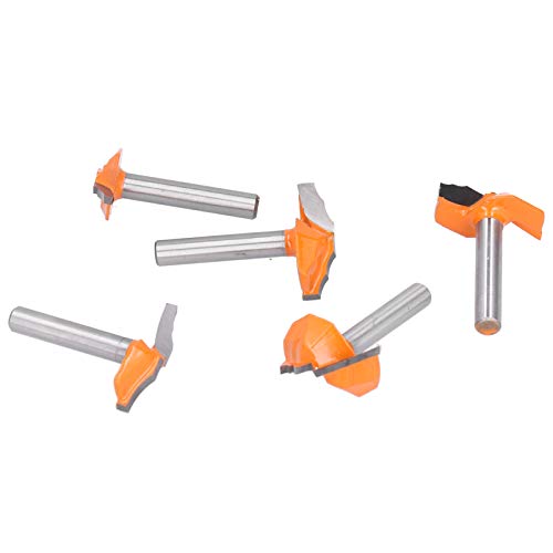 FTVOGUE 5pcs 6mm Shank Router Bit Holzbearbeitungsschneider Zum Schlitz FTVOGUE 5pcs 6mm Shank Router Bit Holzbearbeitungsschneider Zum Schlitz von FTVOGUE