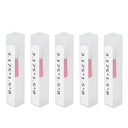 FTVOGUE 5pcs Metall -Mahl -Cutter -Set Hohe Effizienz -Endspirale CNC -Router -Bit -Gravur -Werkzeug für CNC -Gravur von FTVOGUE