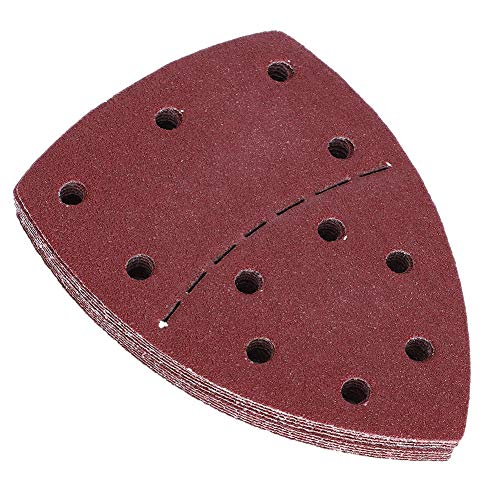 FTVOGUE 60pcs 11 Löcher Detail Schleifpapier Separate Palmschleifpapierschleifblätter Mm, mit Grobem, Mittlerem, Feinem Körnung, Dreieckigem Pad, Aluminiumoxid, Verwendet für Verschiedene (60 FTVOGUE 60pcs 11 Löcher Detail Schleifpapier Separate Palmschleifpapierschleifblätter Mm, mit Grobem, Mittlerem, Feinem Körnung, Dreieckigem Pad, Aluminiumoxid, Verwendet für Verschiedene (60 von FTVOGUE