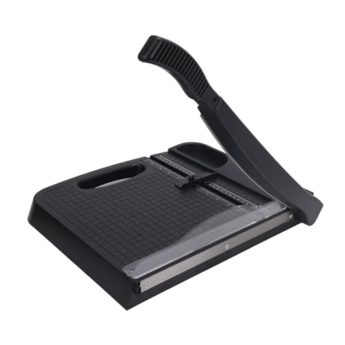 FTVOGUE A4 Papierschneider 12 Zoll Buchstabengröße Papier Trimmer 12 Blechkapazität mit Edelstahlklinge für Büroschulenhausausschnitte von FTVOGUE