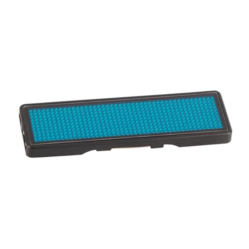 FTVOGUE Chinese 4 Charakter LED -Name Badge Scrollierbares Display für Krankenhäuser Flughäfen Einkaufszentrum Abs Kunststoff 85 X 23 Mm Bildschirmgröße (BLUE) von FTVOGUE