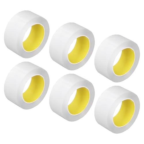 FTVOGUE Doppelseitiges Klebeband, 6 Rollen 0,1 Mm Dicke Doppelseitig Klebeband, 50 Mm Breite Bildhänge, 5 M Länge Transparentes Wand, Montageband FTVOGUE Doppelseitiges Klebeband, 6 Rollen 0,1 Mm Dicke Doppelseitig Klebeband, 50 Mm Breite Bildhänge, 5 M Länge Transparentes Wand, Montageband von FTVOGUE