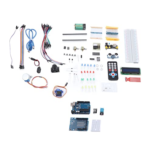 FTVOGUE Elektronische Komponenten -Set mit LCD -Leistungsmodul für Anfänger, Schaltkreis Teile für Programmierprojekte, mit Pin Headern und Speicherbox FTVOGUE Elektronische Komponenten -Set mit LCD -Leistungsmodul für Anfänger, Schaltkreis Teile für Programmierprojekte, mit Pin Headern und Speicherbox von FTVOGUE