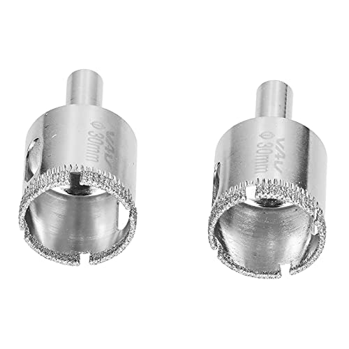 FTVOGUE Fliesenöffner Dicker Sandschichtglasbohrlochöffner für Glas und Keramik, 2pcs für Frischfliesen von FTVOGUE